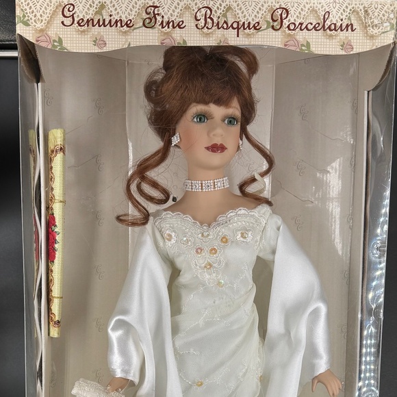 Genuine Fine Bisque Porcelain Doll - Picture 1 of 3